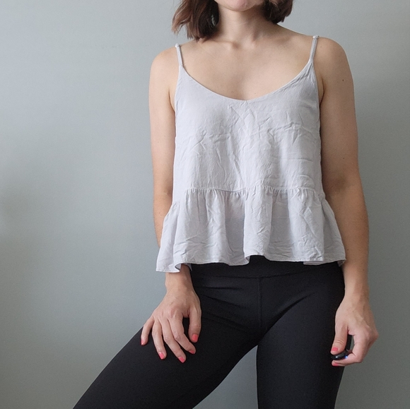 Topshop flowy spaghetti strap tank top camisole - Picture 6 of 7